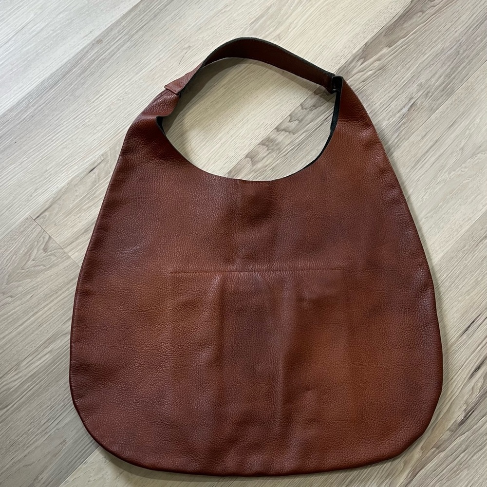 Brown Leather Shoulder Bag